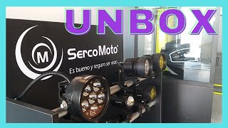 ✅UNBOXIN DE LUCES EXPLORADORAS SERCOMOTO