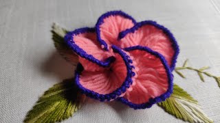 Hand embroidery work/Hand Embroidery Flower design /#gopifashion143 #beginners #tutorial