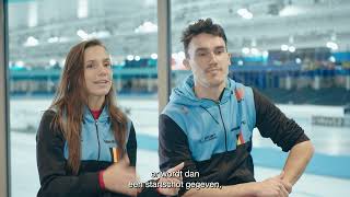 SHORTTRACK? Hanne en Stijn leggen uit wat het is.  ⛸️