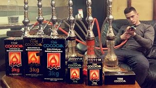 Лучший уголь для кальяна: 6 линеек Tom Cococha? Best Coal For Hookah!