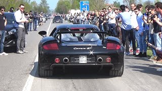 SUPERCARS LEAVING CAR MEET LIKE FAST & FURIOUS