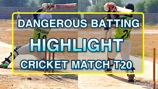 Cricket match batting highlight