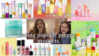 RATING PREPPY SKINCARE PRODUCTS!