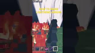 Minecraft how to make lightning arrow