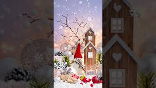 Christmas miniature landscape decoration Animated