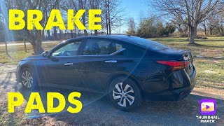 Nissan Altima How to change brake pads!