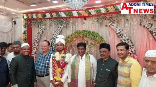 Esa Basha Son Hasan Patel Grand Marriage ceremony in Adoni