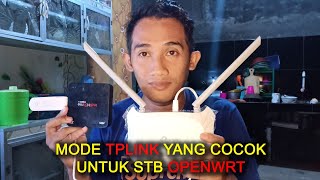 ROUTER MODE TPLINK UNTUK  STB OPENWRT