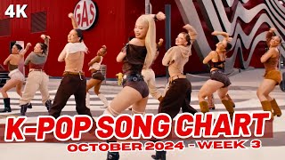 (TOP 100) K-POP SONG CHART | OCTOBER 2024 (WEEK 3)