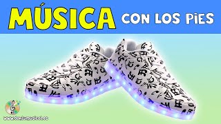 JUEGOS MUSICALES CON ZAPATILLAS DE LUCES DONLUMUSICAL