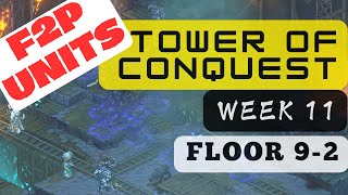 Sword of Convallaria - Week 11 Tower of Conquest Floor 9-2 (F2P Units)