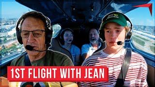 Boyfriend’s First EVER Flight With Jean In a Sling TSi