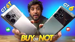 Realme GT 6 Vs Realme GT 6T Review ⚡️ *WATCH BEFORE BUYING*  Kya Different Hai?