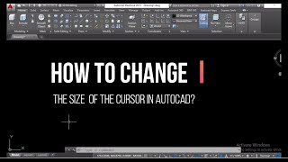 HOW TO CHANGE THE COLOR OF THE DRAWING AREA IN AUTOCAD?