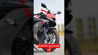 evolution of yamaha r15 #yamahar15  #r15v1 #r15v2 #r15v3 #r15v4 #trending #shorts