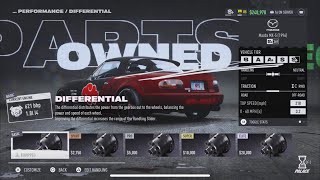 Need for Speed Unbound PS5 621 HORSEPOWER 1996 MAZDA MX5 CUSTOMIZATION RAW GAMEPLAY