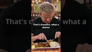 Gordon Ramsay gets served disgusting fish and chips?! #shorts #gordonramsay