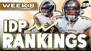 IDP Rankings That Will SAVE Your Week 8 Fantasy Football Season