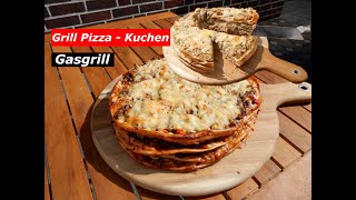 Pizza Kuchen oder Grill Lasagne. Mit Fleisch oder Thunfisch ( Vegetarisch ). BBQ Gasgrill