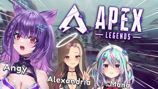 【APEX LEGENDS】COLLAB With THE LEGENDS! @Alexandrrriiia and @MinazukiMana !【VOLs】