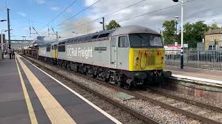 56091 and 56103 screaming out of Peterborough 2019