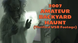 Found Footage: 2007 Amateur Halloween Backyard Haunt | Thrifted USB Discovery