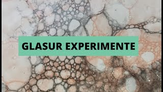 Töpfern: Glasur- Experiment mit Seifenblasen!