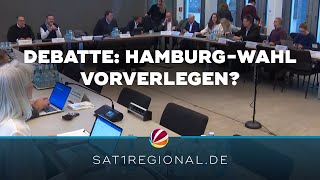 Hamburg-Wahl 2025 wegen Bundestagswahl um eine Woche vorverlegen?