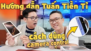 Đi nhận iPhone 16 Pro Max nửa đêm, tôi lại phải hướng dẫn Tuấn Tiền Tỉ cách dùng camera control