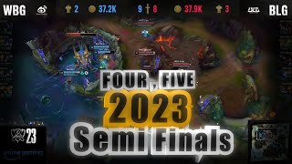 Semi Finals WBG vs BLG - WORLDS 2023 - Main Plays