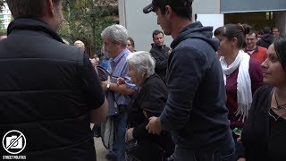 Vote pour l'indépendance à Barcelone dans l'école Catalunya - 1oct 2017