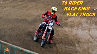 76 RIDE RACE KING FLAT TRACK || QTT || STADION BRANTAS KOTA WISATA BATU