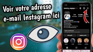 COMMENT VOIR VOTRE PROPRE ADRESSE EMAIL INSTAGRAM