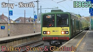 Irish Rail DART IE8635 ~ Bray - Howth (Dalkey - Sandycove & Glasthule)