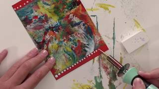 Encaustic on COLOUR CARDS