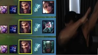 TYLER1 SMURFING IN MASTER ON KOREAN SERVER