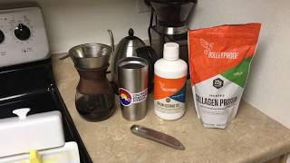 How to make BulletProof Coffee with Brain Octane and Collagen