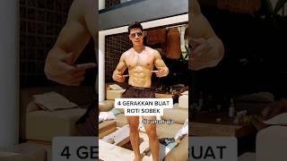 TUTORIAL GERAKAN BIKIN PERUT ALA ROTI SOBEK...#shorts #short #workout #simpleworkout #sixpack