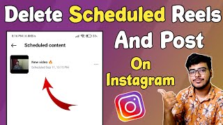 How To Delete Scheduled Reels On Instagram | Instagram Scheduled Reels And Post Kaise Delete Kare