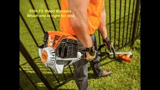 Stihl Weed Wackers !! Which one is right for you.