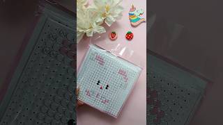 How to make a Cute rabbit with hama beads #diy #diycrafts #painting #drawing #artwork #craft #art