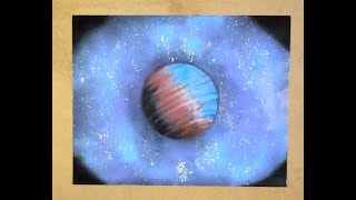 #5 - Spray Paint Planet - Easy Art Anyone Can Do