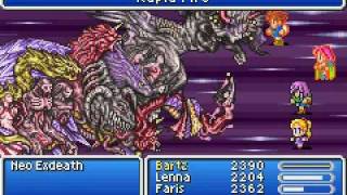 Final Fantasy V - Final boss Fight ( Neo Exdeath)