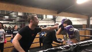 Tin boxing Training at sweatbox gym 8th January 2019