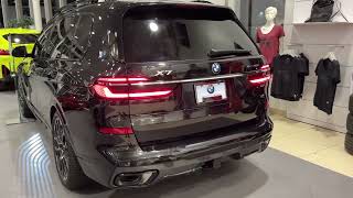 2023 BMW X7 40i M sport package Black Sapphire with Coffee Merino int