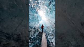 Best place to hang out in Iceland 🤯🧊 #climbing #iceland #icecave