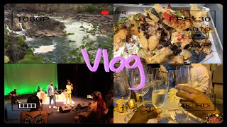 FIRST VLOG| GREAT FALLS + TACO ROCK + SHOW + WEDDING!