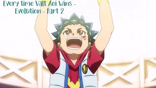 Every Time Valt Aoi Wins |  Evolution |  Part 2