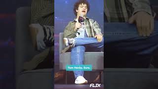 Gaten Matarazzo wants to play Tom Hanks!??✨#shorts #strangerthings #viral