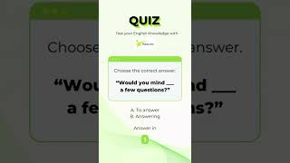 QUIZ: Test Your English Knowledge with RareJob #2